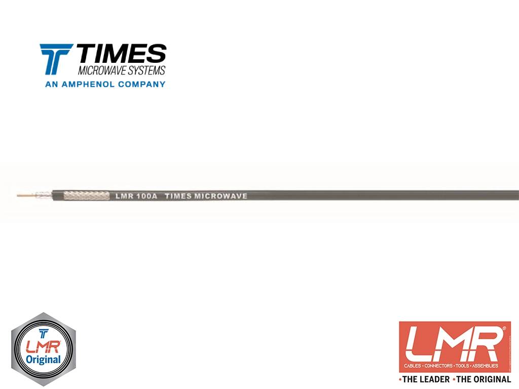 Times Microwave Cable Coaxial LMR-100A-PVC